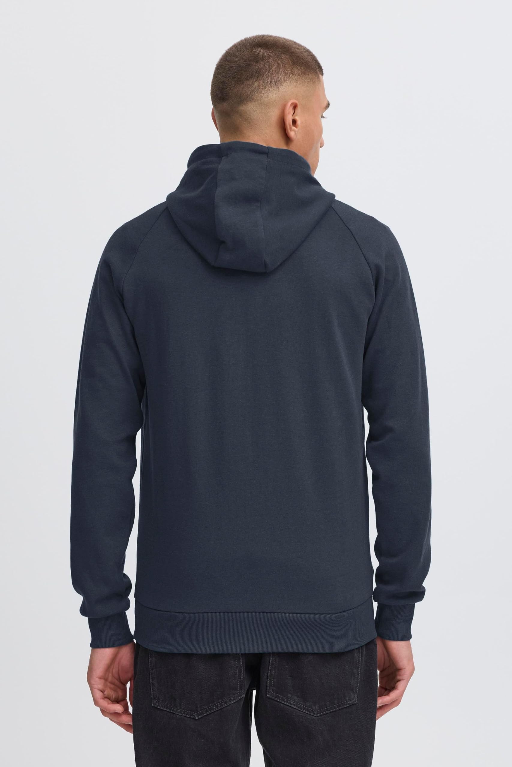 !Solid SDGelbert Homme Veste en Sweat Veste à Capuche Hoodie avec Capuche Poches en Biais Mélange de Coton Regular Fit
