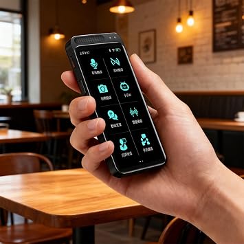 Language Translator Device, 138+ Online Languages, Two-Way Real Time Translation, 20 Offline Languages, Photo Translation, AI Assistant for Travel and Business