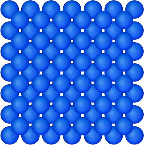 Hanaive Paquete de 100 pelotas de tenis de mesa, bolas de plástico multicolor de 1.575 pulgadas, bolas de cerveza, lavables a granel, pequeñas bolas