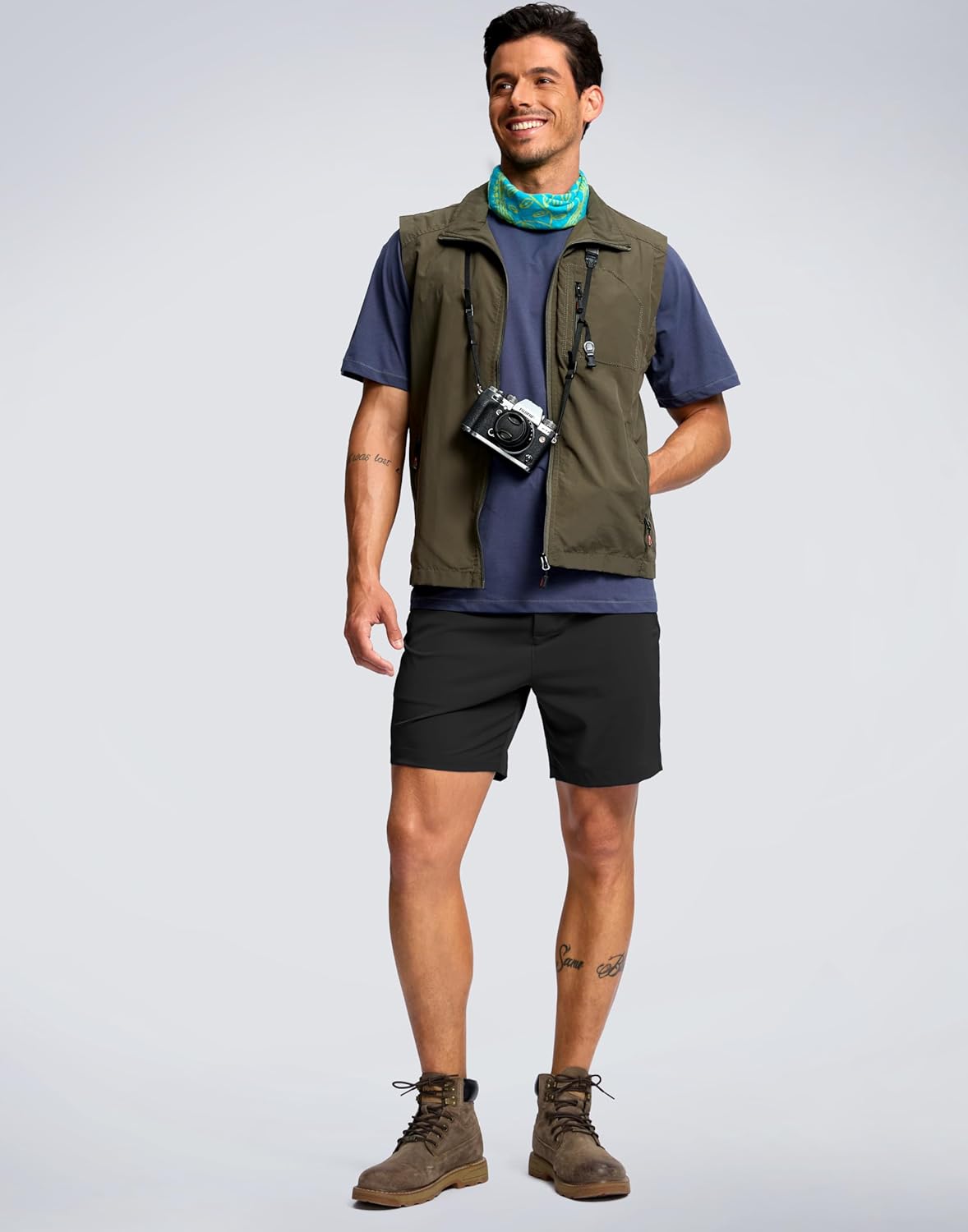 G Gradual Men's Shorts 7"/ 5"/ 9" Lightewight Casual Shorts for Men Hiking Golf Shorts with 3 Zipper Pockets - Image 2