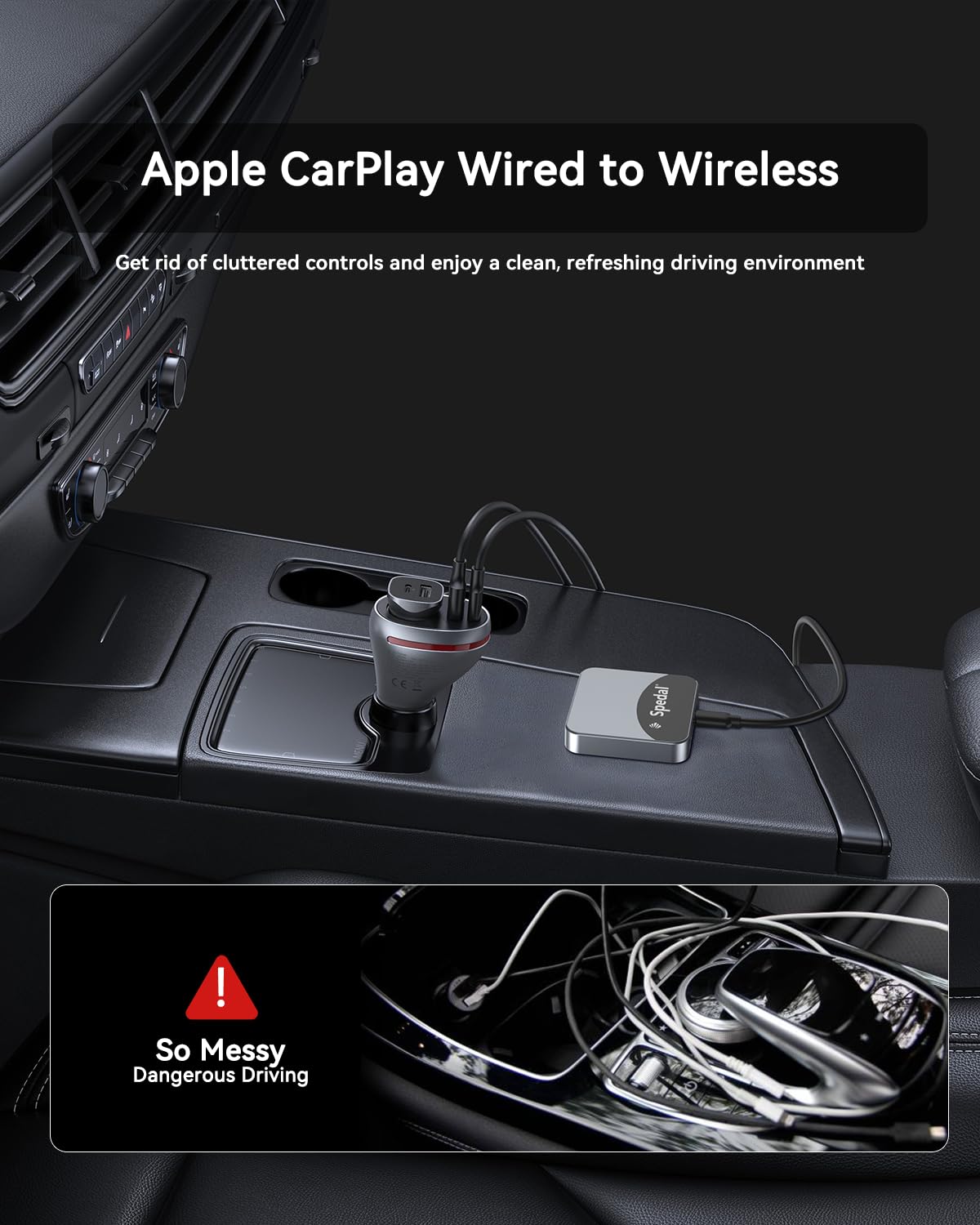 Amazon.com: Spedal Car TV Adapter | CarPlay AI Box with YouTube