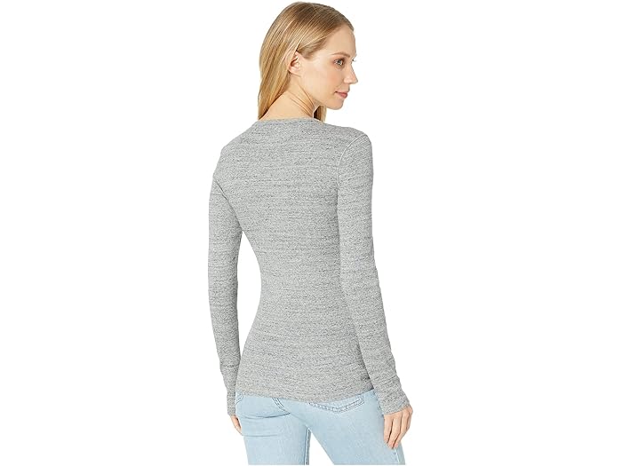 Splendid 1x1 Rib Classic Long Sleeve Crew Neck Tee - Image 1