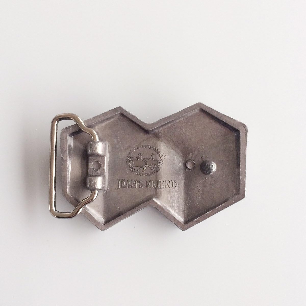 JEAN'S FRIEND Red Enamel Dices Casino Gamble Vintage Belt Buckle Gurtelschnalle - Image 5