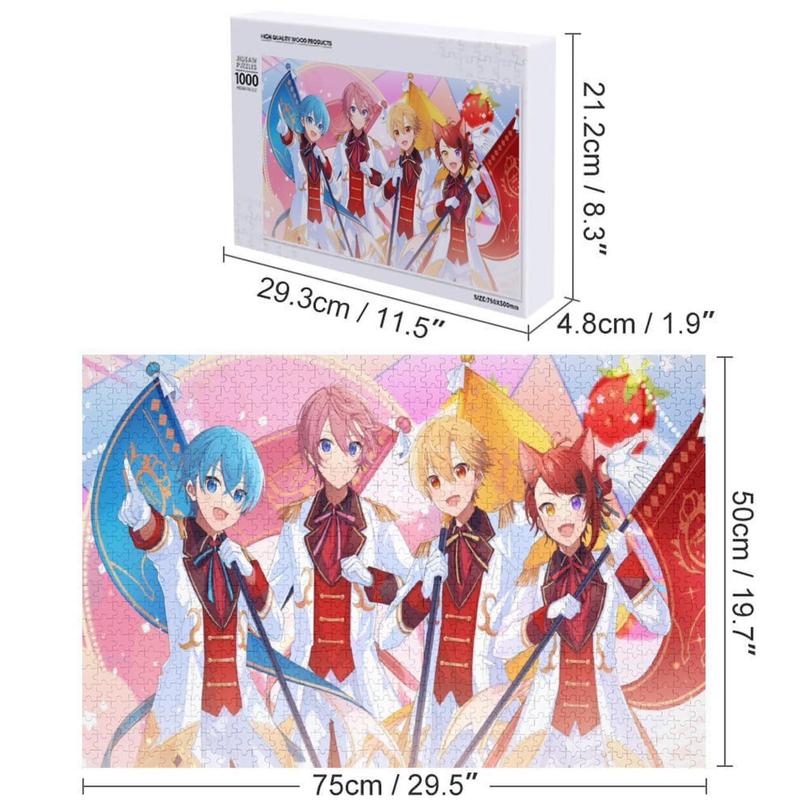 Amazon.co.jp: すとぷり パズル 500/1000 ピース 木製のジグソーパズル