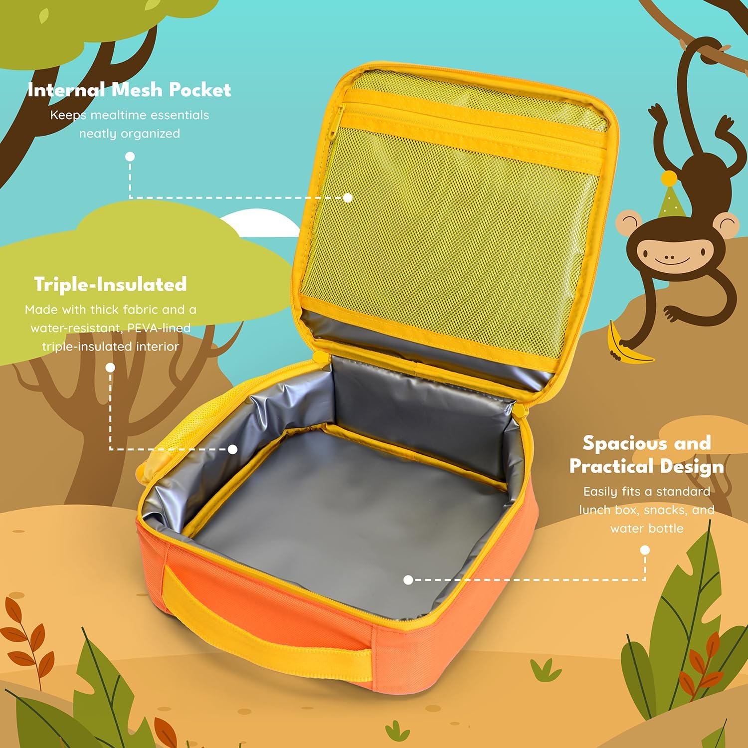 Elemental Insulated Lunch Bag Kids Water