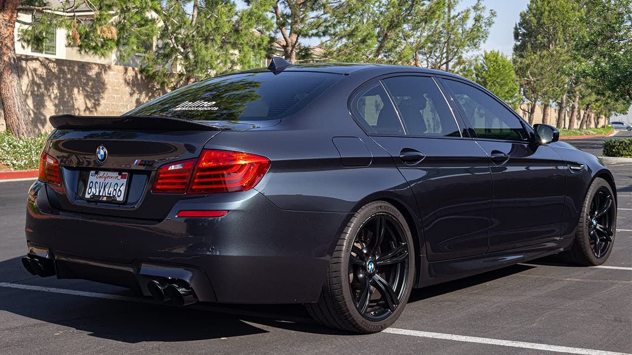 MpTuned Heckspoiler passend für 5er F10 Limousine 2010–2016, Spoiler Lippe Kofferraum PSM Stil, ABS Kunststoff Carbon Optik, Sport Design, Einfache Installation