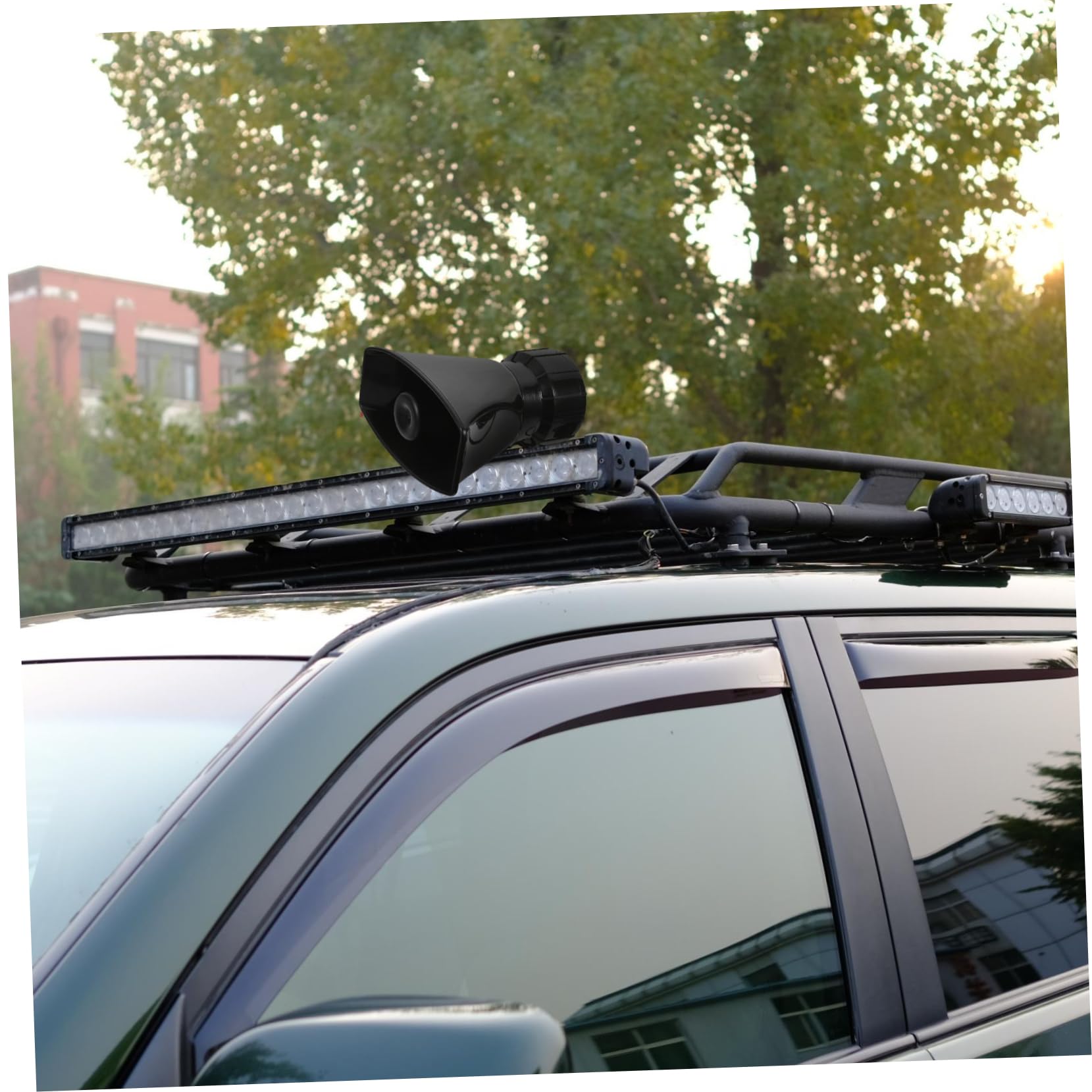 NUOBESTY Sistema De Bocina De Advertencia Alarma Vehicular Tonos Bocina para Camión y Coche para Seguridad Carretera y Alertas De Emergencia