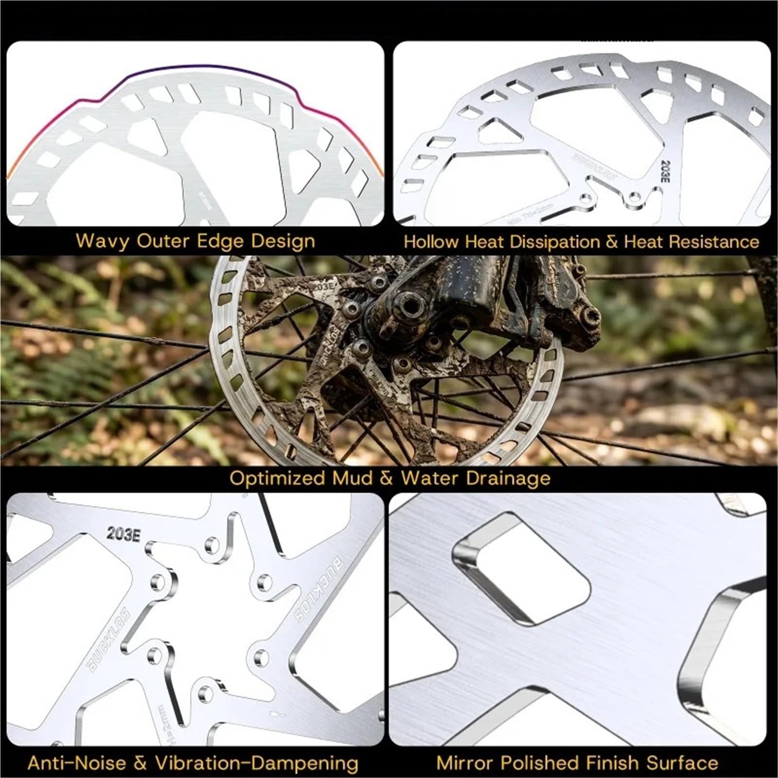 Genérico Compatible con rotores de Disco BUCKLOS de 2,3 mm.