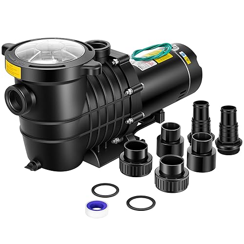 VIVOHOME 2.0HP Pool Pump - 115V/230V Self-Priming Motor - In-Ground/Above