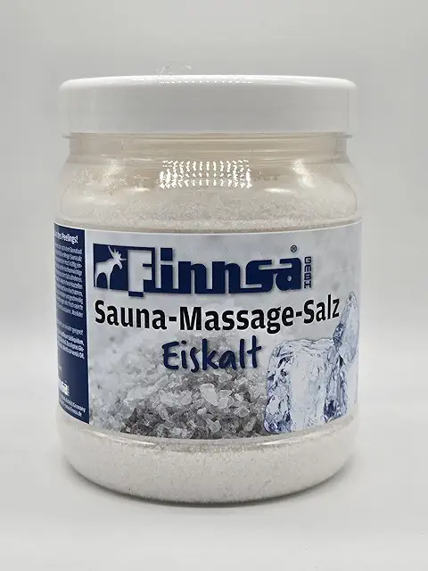 Finnsa Sauna Salz Eiskalt 1000 g - Massage- & Peelingsalz für porentief reine Haut