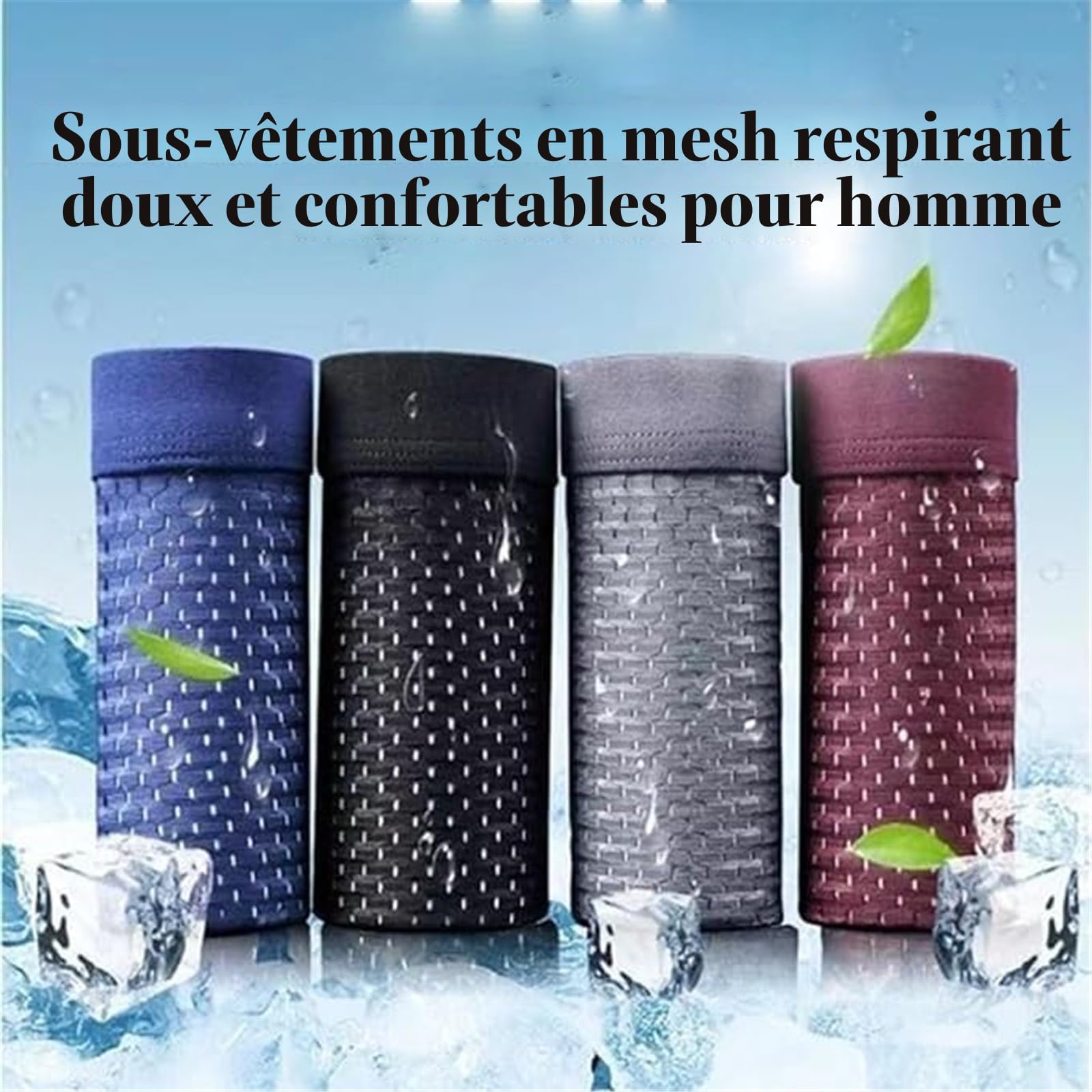 Deysen Boxhero Boxer en fibre de bambou pour homme, doux et respirant, pour un confort tout au long de la journée