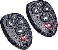 Vista 6 de MechanMagic Key Fob Remote Replacement Fits for Chevy Impala 2006-2013 Cadillac DTS Buick Lucerne 2006-2011 Chevrolet Monte Carlo 2006-2007 Keyless