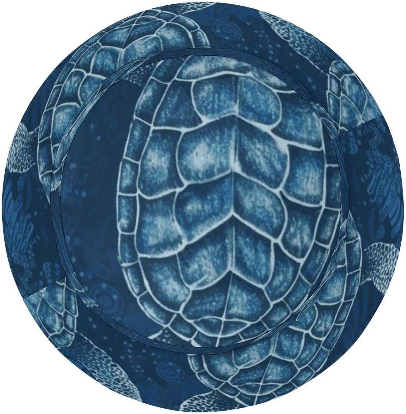 Sea Turtle Blue Bucket Hat Packable Sun Hats Travel Summer Beach Fisherman Cap for Women Men Teens