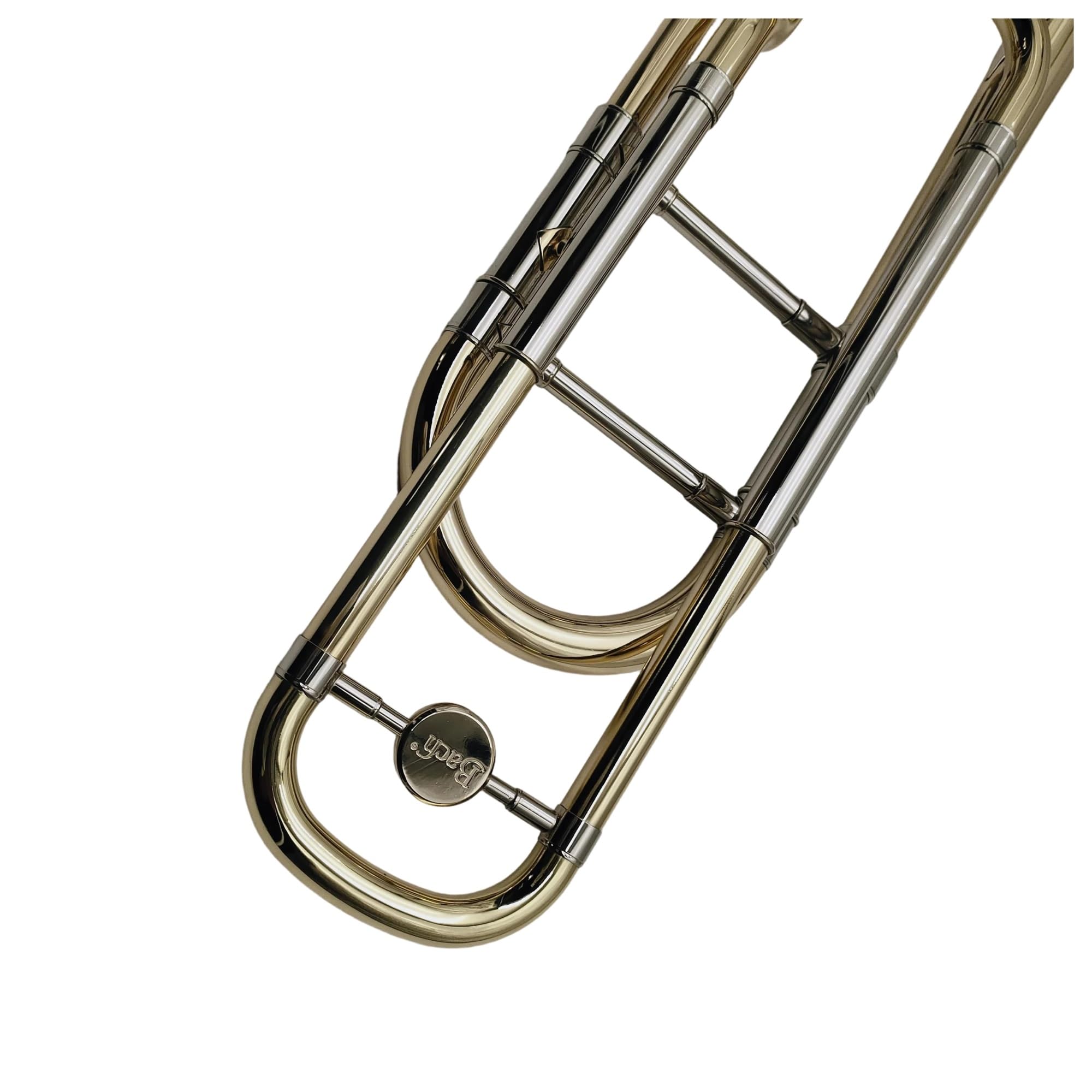 Puzon Dla Początkujących Puzon Tenorowy Bb F Mosiądz Lakierowany Pozłacany, Profesjonalny Instrument Muzyczny Z Etui Na Ustnik