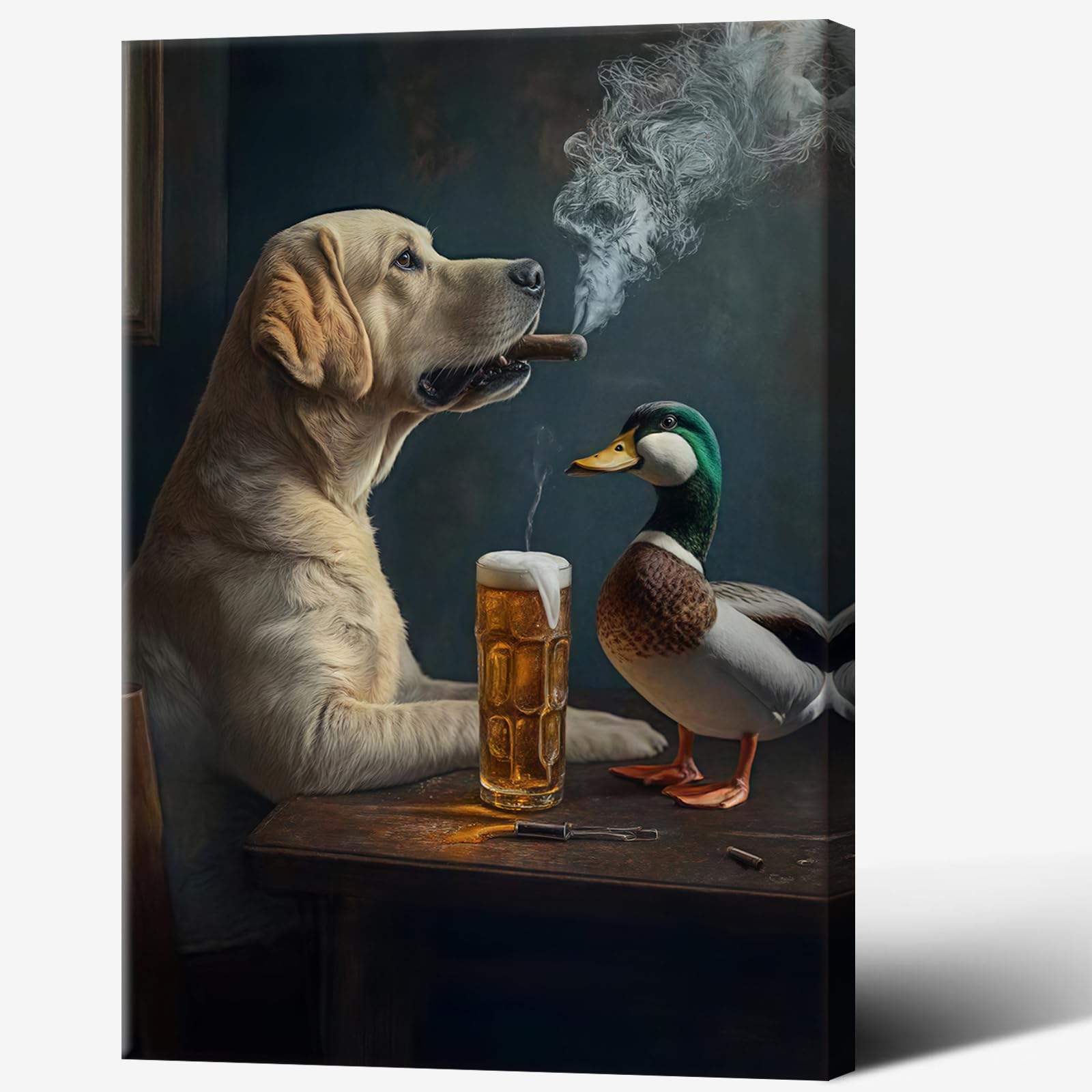 animals smoking cigarettes poster Amazon.com: Vintage Animal Canvas Wall Art Funny Dog Smoking Cigarette  Drink Beer Poster Retro Abstract Mallard Pet Pictures Prints Painting For  Home Bedroom Living Room Bar Wall Decor 12x16in Framed: Posters &