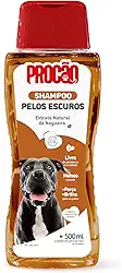 PROCÃO Shampoo Pelos Escuros Para Cães E Gatos 500 Ml Procão