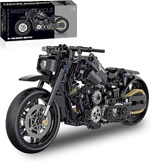 HIGH GODO Technic Motorcycle Building Set, 1:8 Scale MOC Motorcycle Model Kit for Adults, Collectible Cool Toys Gifts for Boys Kids Teens 8+ (538 PCS)