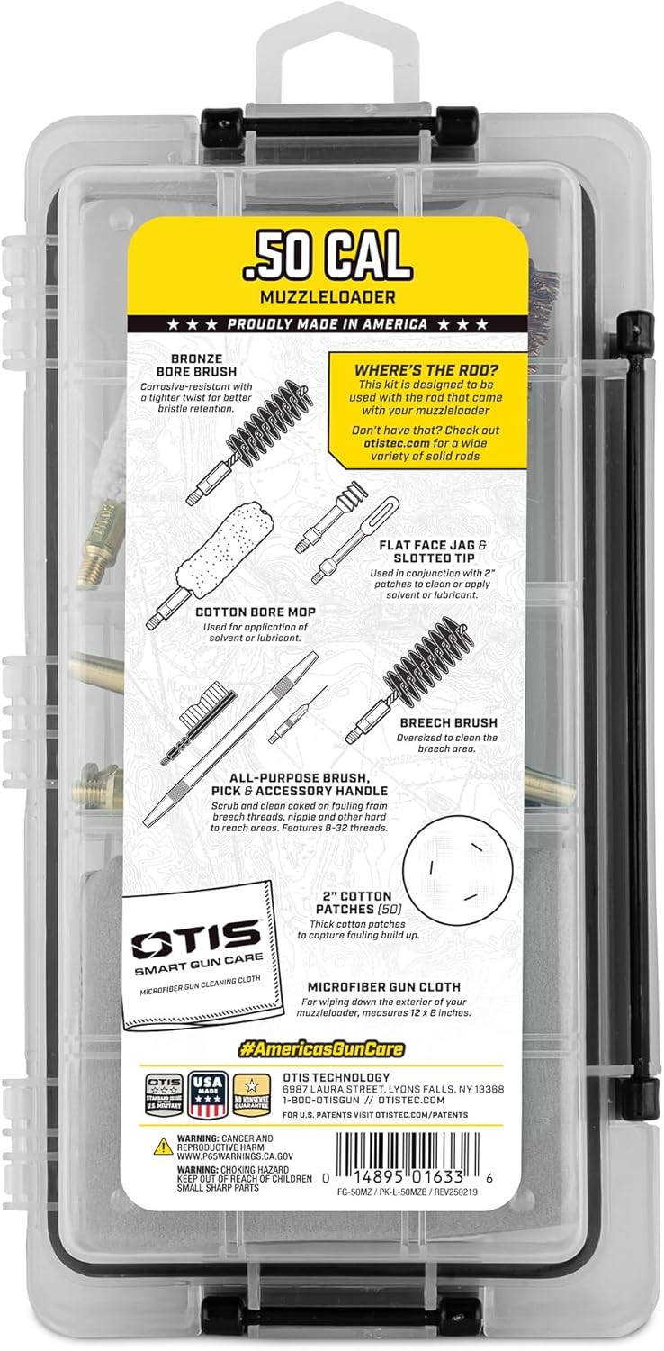 Otis Technology .50 Cal Muzzleloader Cleaning Kit