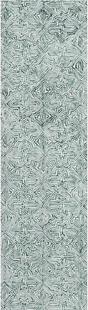 Company C Colorfields Barranco Area Rug Wool 3' x 5' Blue Medallions