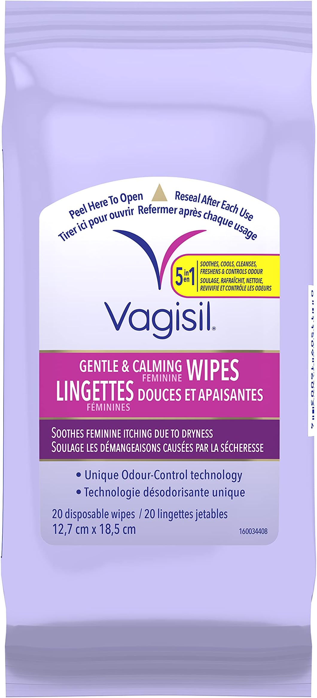 Feminine Anti-Itch 20 Wipes