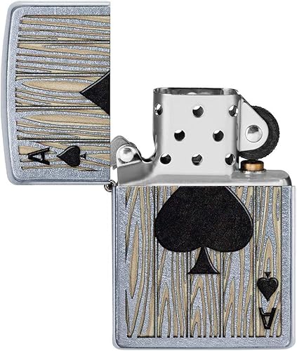Vista 26 de Zippo - Encendedores Zippo Ace. Vintage Ace Cromo Cepillado