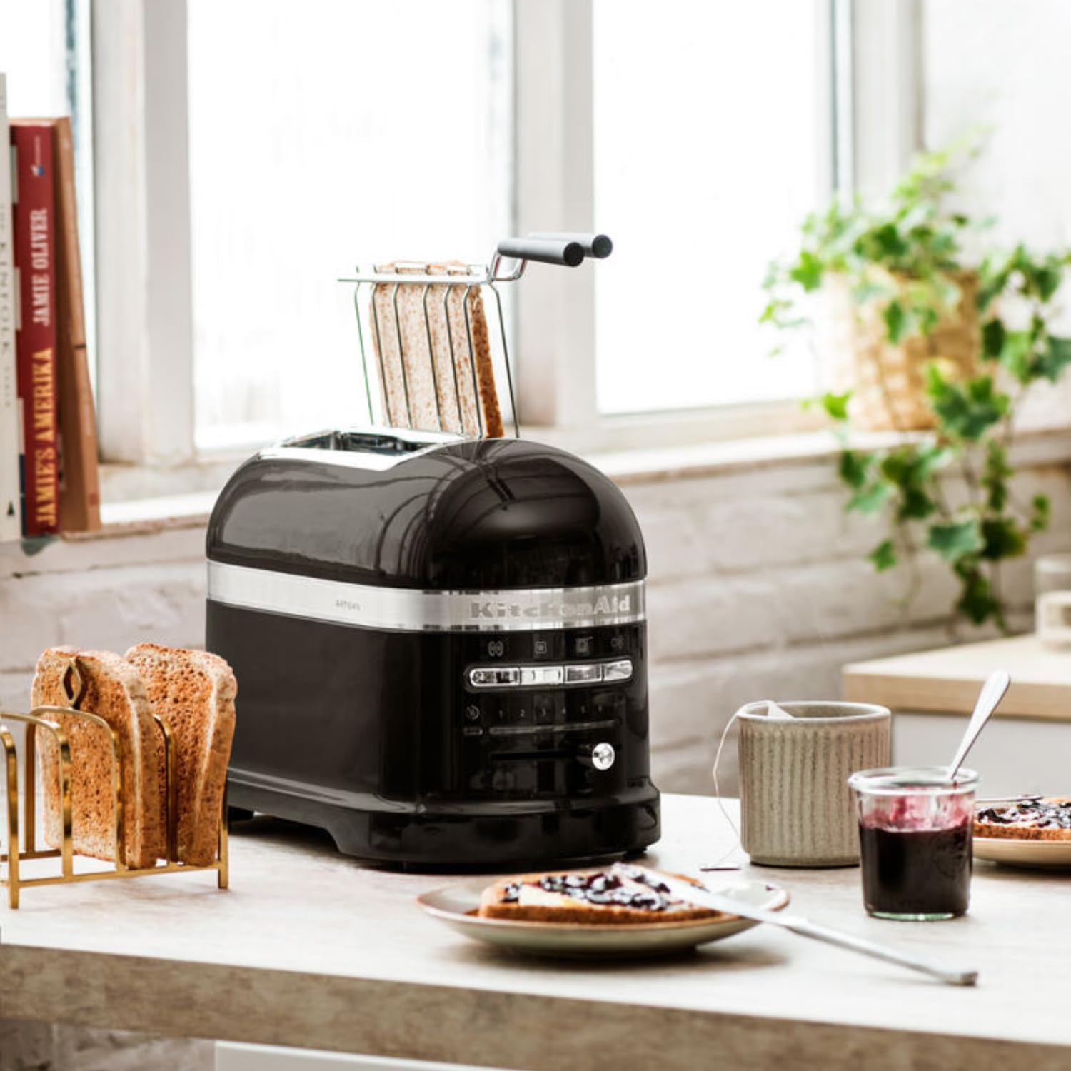 Kitchenaid 5KMT2204EOB Artisan -Toaster für 2 Scheiben, schwarz