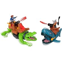 Fisher-Price Imaginext Pirate Shark vs Crocodile Playset