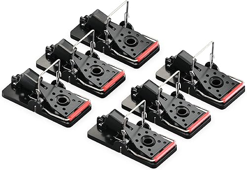 Miniatura 8 de Trampa para ratones  Paquete de 6 trampas reutilizables para roedores pequeños  Trampas para ratones para interiores y exteriores  Fácil de