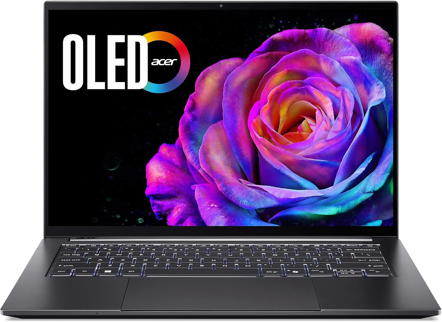 acer Swift X 14 AI Copilot+ PC | 14.5" 3K OLED Gorilla Glass 120Hz Touch Display | AMD Ryzen AI 7 350 Processor | NVIDIA GeForce RTX 5060 | 32GB LPDDR5X | 1TB SSD | Haptic Touchpad | SFX14-61G-R1HV