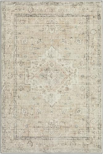 Miniatura 196 de LIVEBOX Alfombra lavable de 2 x 6 pies para baño, tapetes de cocina antideslizantes para entrada de piso, tapete bohemio para puerta delantera