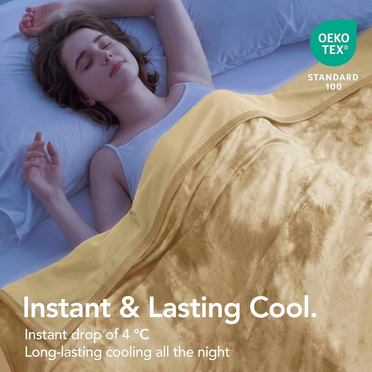 Topcee Cooling Blanket Throw 50"x70" for Hot Sleepers image 2