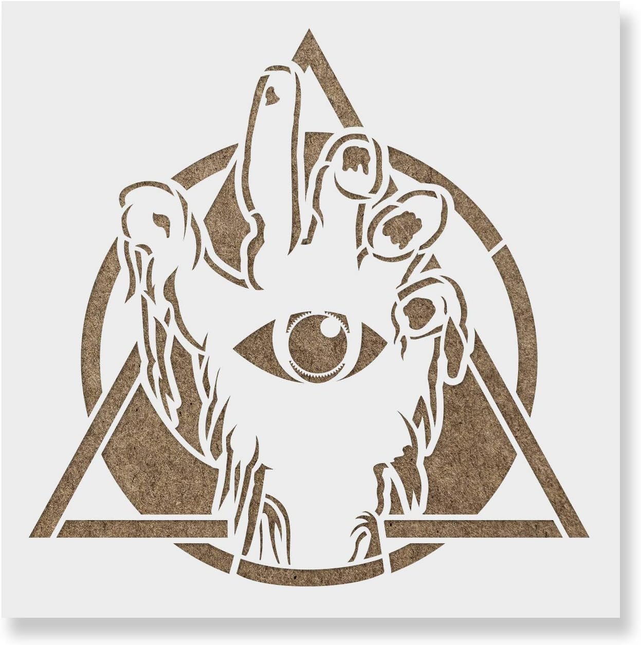 Halloween Zombie Hand Stencil - Spooky Art, Halloween Stencils, Holiday Stencils, Spooky Touch for Halloween Events