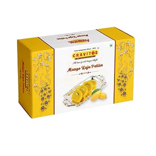Cravitos Mango Kaju Patisa 150gm | Traditional Indian Sweet