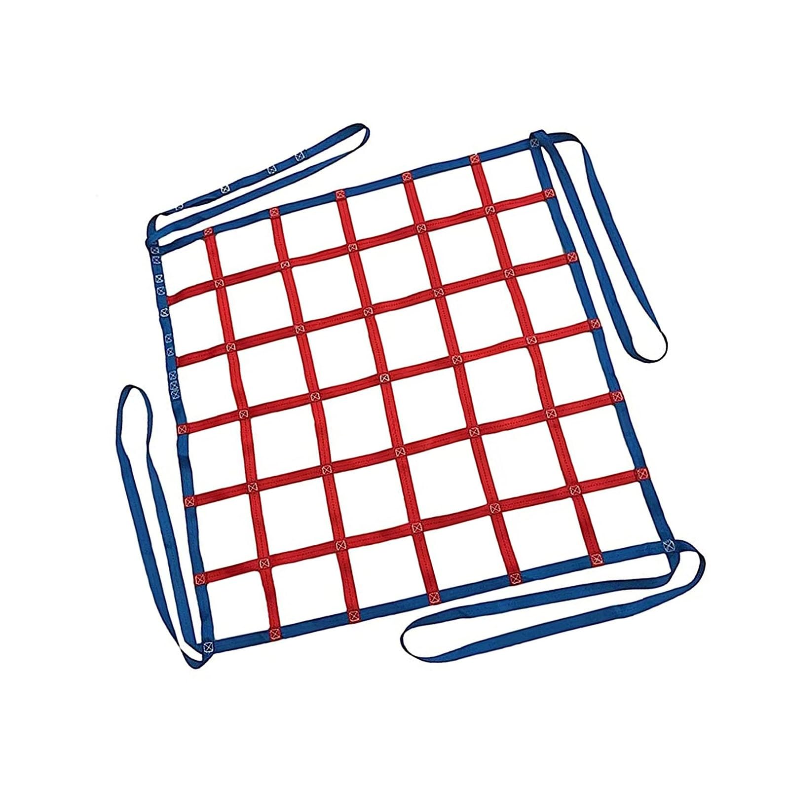 Filet de levage en nylon anti-déchirure avec sangles élastiques ajustables pour fret