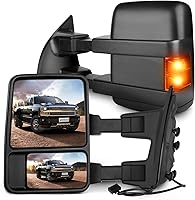 Vista 12 de SCITOO Reemplazo de vidrio para espejo lateral Compatible con Ford F-250 F-350 F-450 F-550 Super Duty 1999-2016, Ford Excursion 2000-2005, vidrio