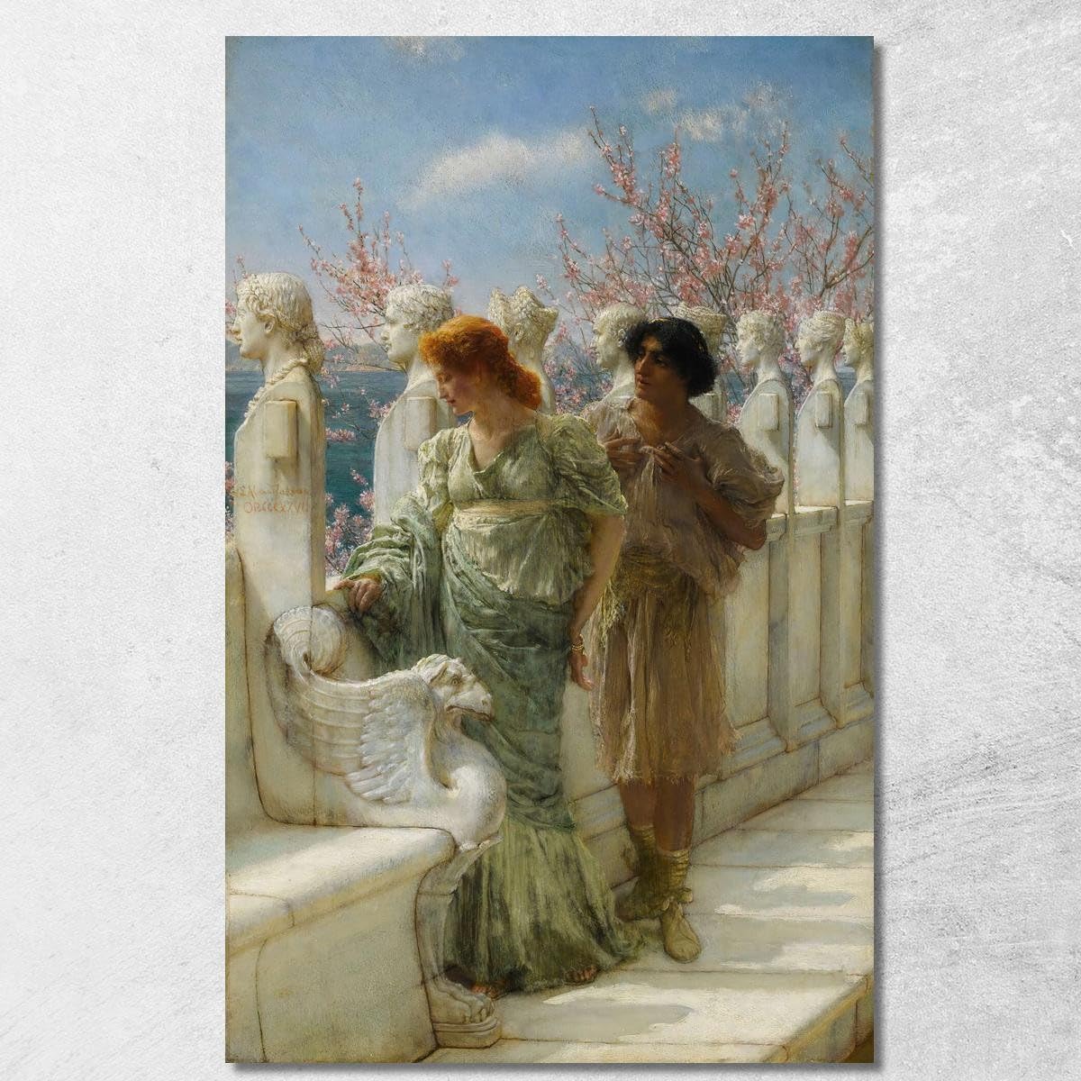 Tableau lat29 Lawrence Alma-Tadema 50x30 cm idéal pour décorer un salon chic