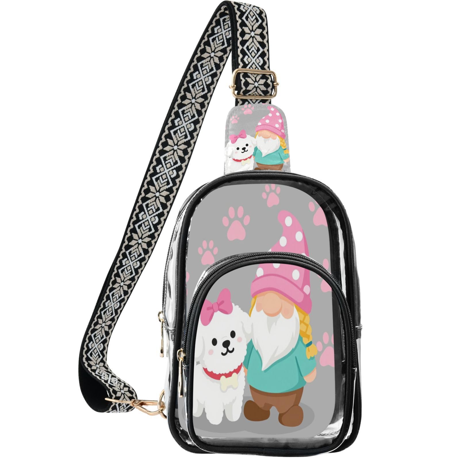 Bolsa cruzada cómoda para espectadores deportivos con dos modos de transporte 8