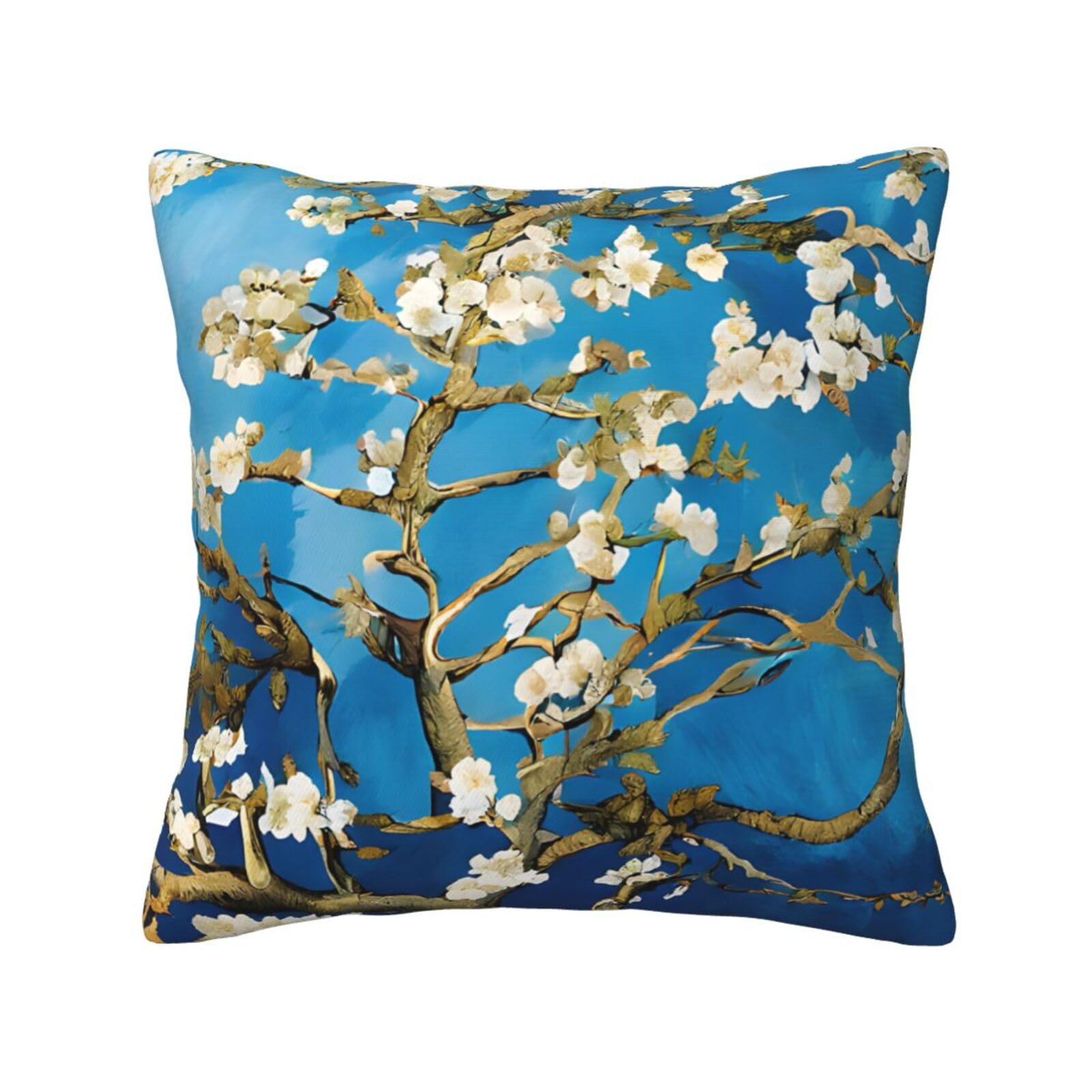 LHFIOHIRG (Japanese Cherry Flowers) Decorative Throw Pillow Covers Double-Sided Printed Cushion Covers for Sofa, Couch, Bed, and Home Decor 30 x 30cm