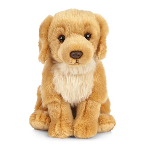 Living Nature Golden Retriever Stuffed Animal | Fluffy Dog Animal