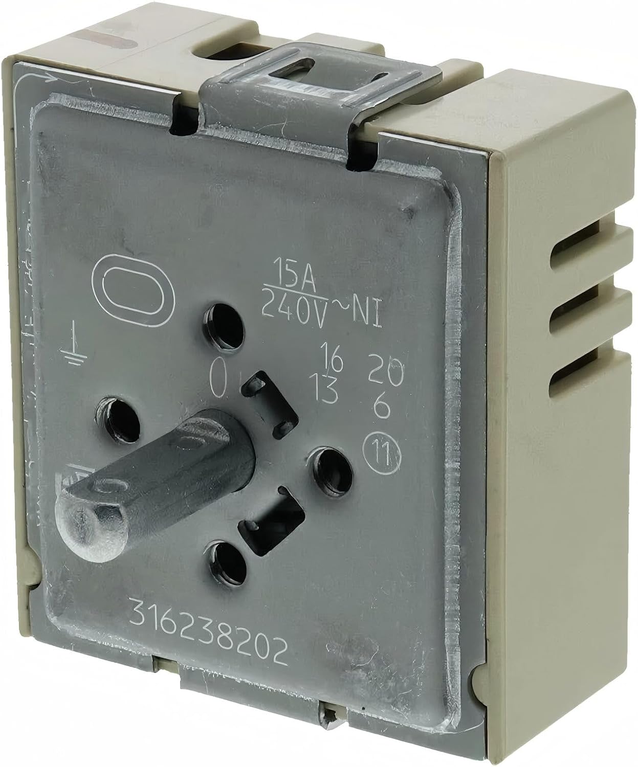 316238202 Range Stove Burner Infinite Control Switch - for Electrolux Frigidaire Cooktop Stoves Part Replacement AP6799823 - Electric Range Infinite Burner Switch Replacement