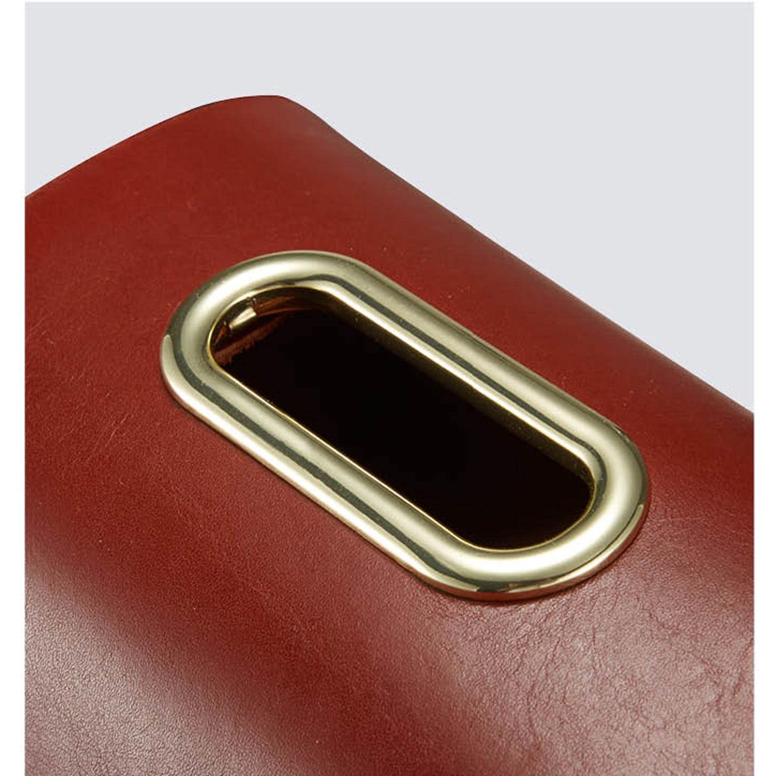 Portafazzoletti Multifunzionale Custodia del tessuto facciale del tovagliolo del tovagliolo rettangolare della scatola del tessuto di cuoio elegante for la decorazione dell'automobile dell'ufficio dom