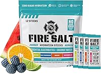 Vista 9 de Fire Science - Barras de hidratación con sal de fuego, electrolitos y agua de coco, mezcla de bebida de hidratación con magnesio, potasio y sodio