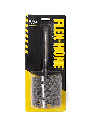 Miniatura 11 de Brush Research BC Flex Hone estándar para cilindros de freno, hidráulica y guías de válvulas, óxido de aluminio, 1-1/8 pulgadas de diámetro, grano