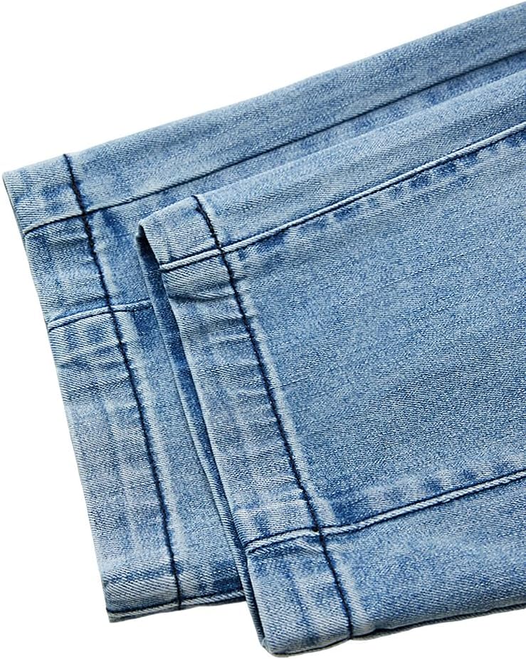 Barrel Jeans for Women Trandy Mid Rise Straight Leg Casual Washed Denim Jeans - Image 9
