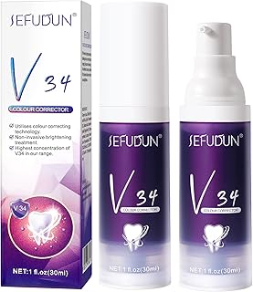 V34 Purple Toothpaste-2Pack V34 Purple Toothpaste for Teeth Whitening,V34 Color Corrector Whitening Stain Removal Teeth Improves Brightness,Gum Repair,Clear Bad Breath