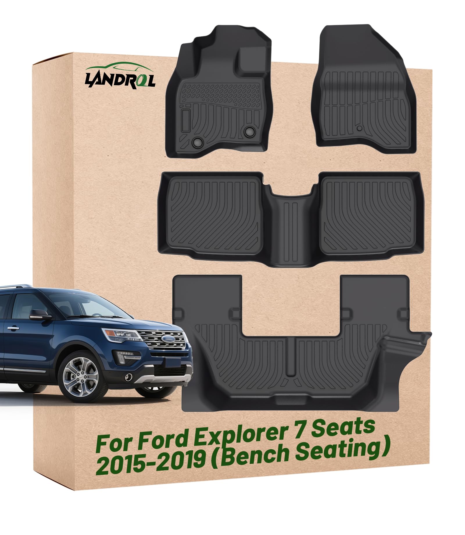 Landrol Heavy Duty Floor Mats for Ford Explorer