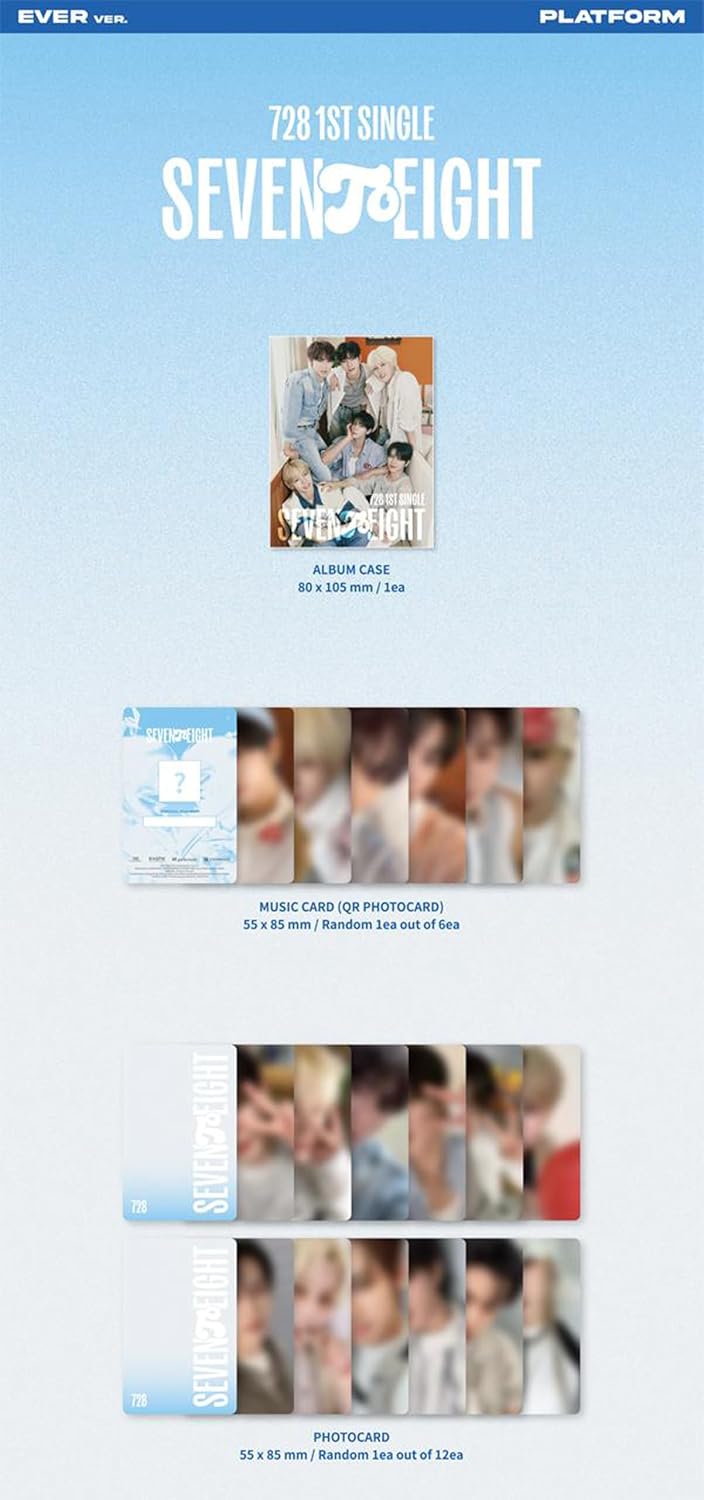 SEVENTOEIGHT SEVENTOEIGHT 1st Single Album (Photobook - 2 Ver. Set)