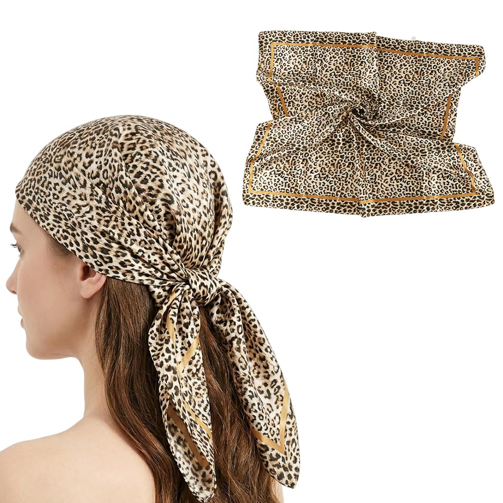 Buy Zibuyu® 1 Pack Satin Silk Square Head Scarf for Women Stylish