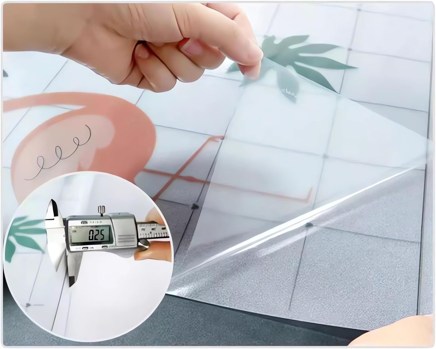 幅80cm&times;丈120cm&times;2枚組 DIY 窓用フィルム 和風山水画 カスタムサイズ 静電式ガラスフィルム (透光・プライバシー保護)