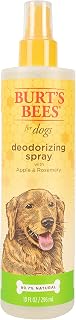 Burt's Bees for Pets Deodorizing Spray for Dogs with Apple and Rosemary, 99.7% Natural Origin Formulas, Waterless Dog Shampoo - Gentle Dry Shampoo for Dogs, Best Dog Shampoo, 10 oz